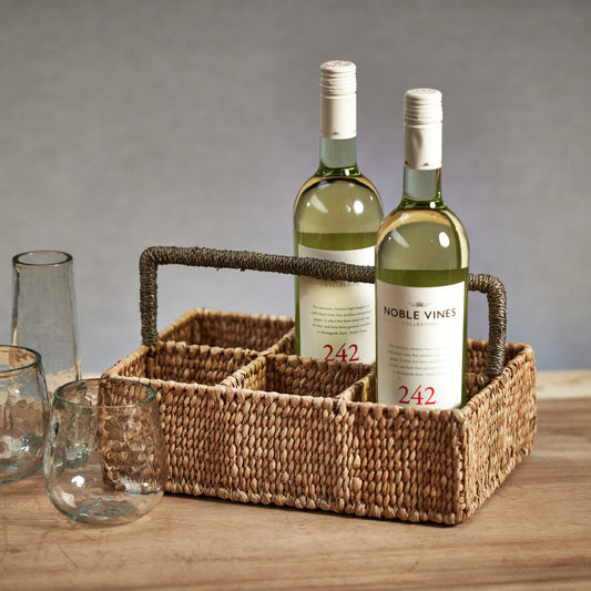 Matera Seagrass Drinkware / Cutlery Caddy - Tray by Carlyle Avenue