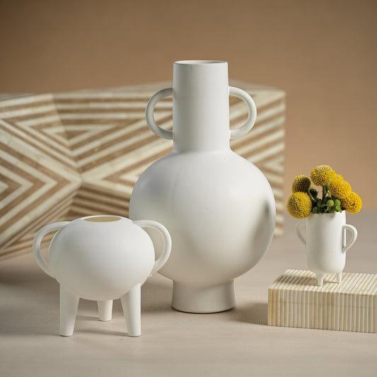 Fine Bone China Selena Vase - Vases by Carlyle Avenue