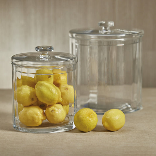 Optic Glass Bonbonnière - Jar by Carlyle Avenue