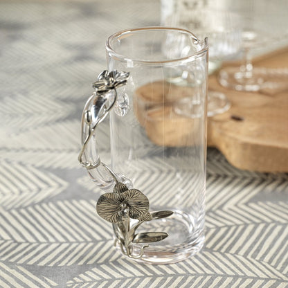 Orchid Pewter & Glass Pitcher - Drinkware by Carlyle Avenue