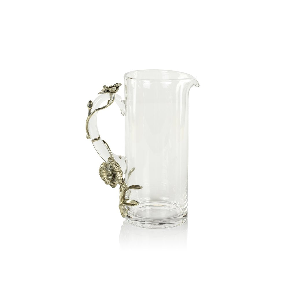 Orchid Pewter & Glass Pitcher - Drinkware by Carlyle Avenue