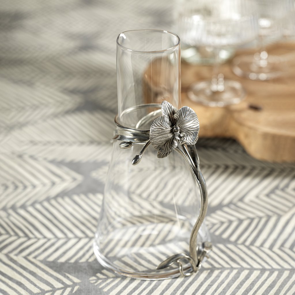 Small Orchid & Glass Pitcher - Drinkware by Carlyle Avenue