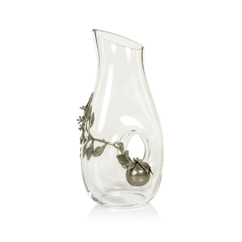 Lemon Pewter & Glass Pitcher - Drinkware by Carlyle Avenue