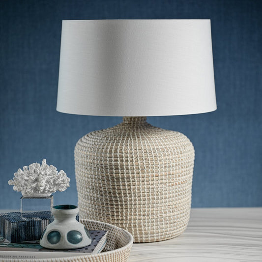 Palm Beach Seagrass Table Lamp - Lighting by Carlyle Avenue
