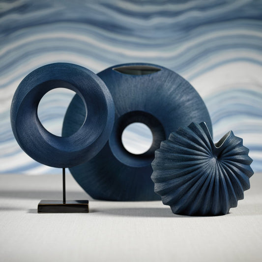 Blue Porcelain Coastal Decor - Vases by Carlyle Avenue