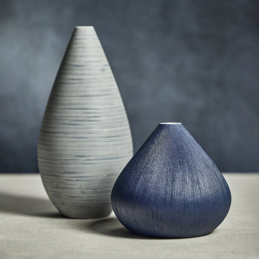 Playa and Laguna Porcelain Vases - Vases by Carlyle Avenue