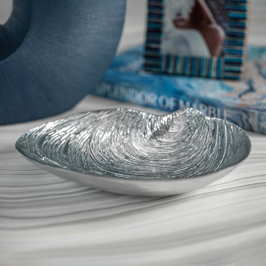 Kauai Silver Specchio Shell Bowl - BOWL by Carlyle Avenue