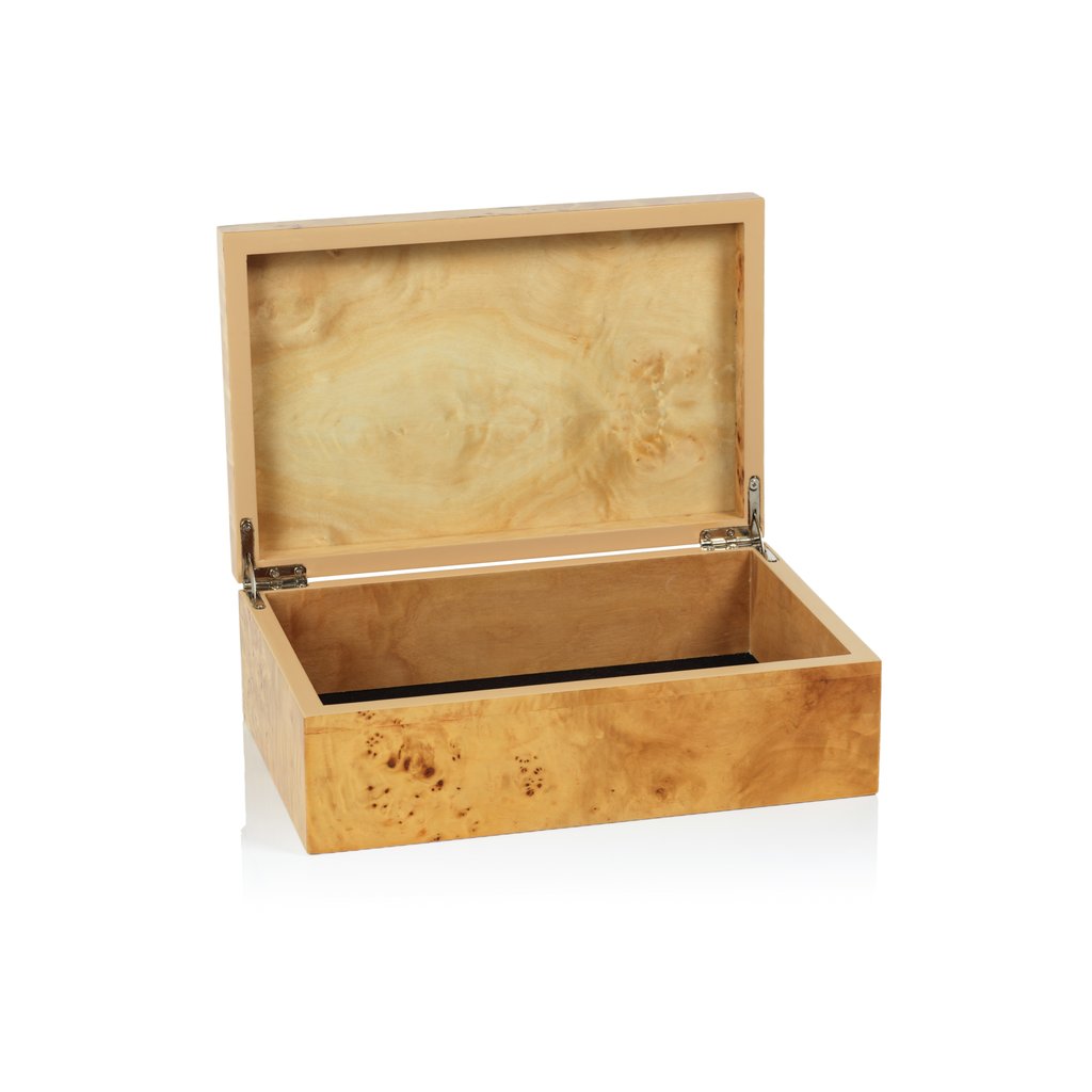 Leiden Burlwood Design Box - Boxes by Carlyle Avenue