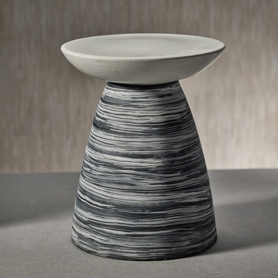 Costa Marina Earthenware Stool - Furniture by Carlyle Avenue