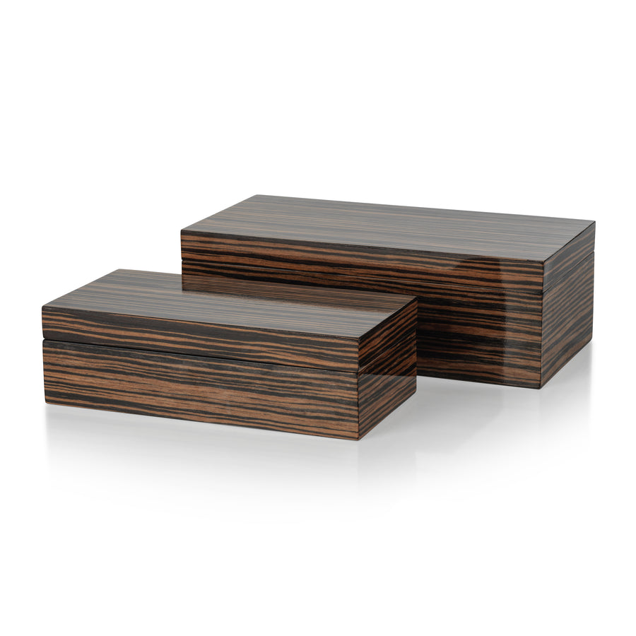 Bambara Ebony Veneer Box - Decorative Accessories by Carlyle Avenue