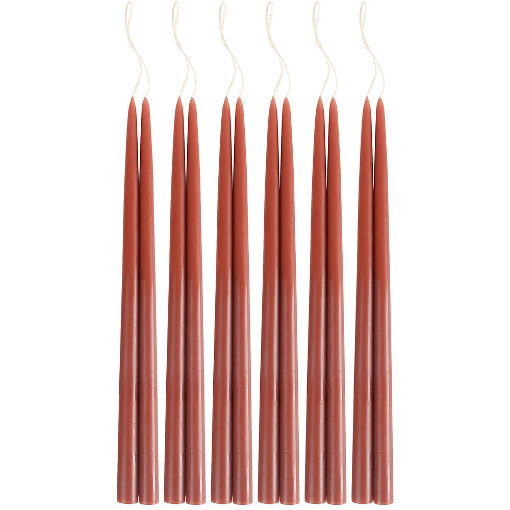 Pair of Taper Candles - Clay - CARLYLE AVENUE