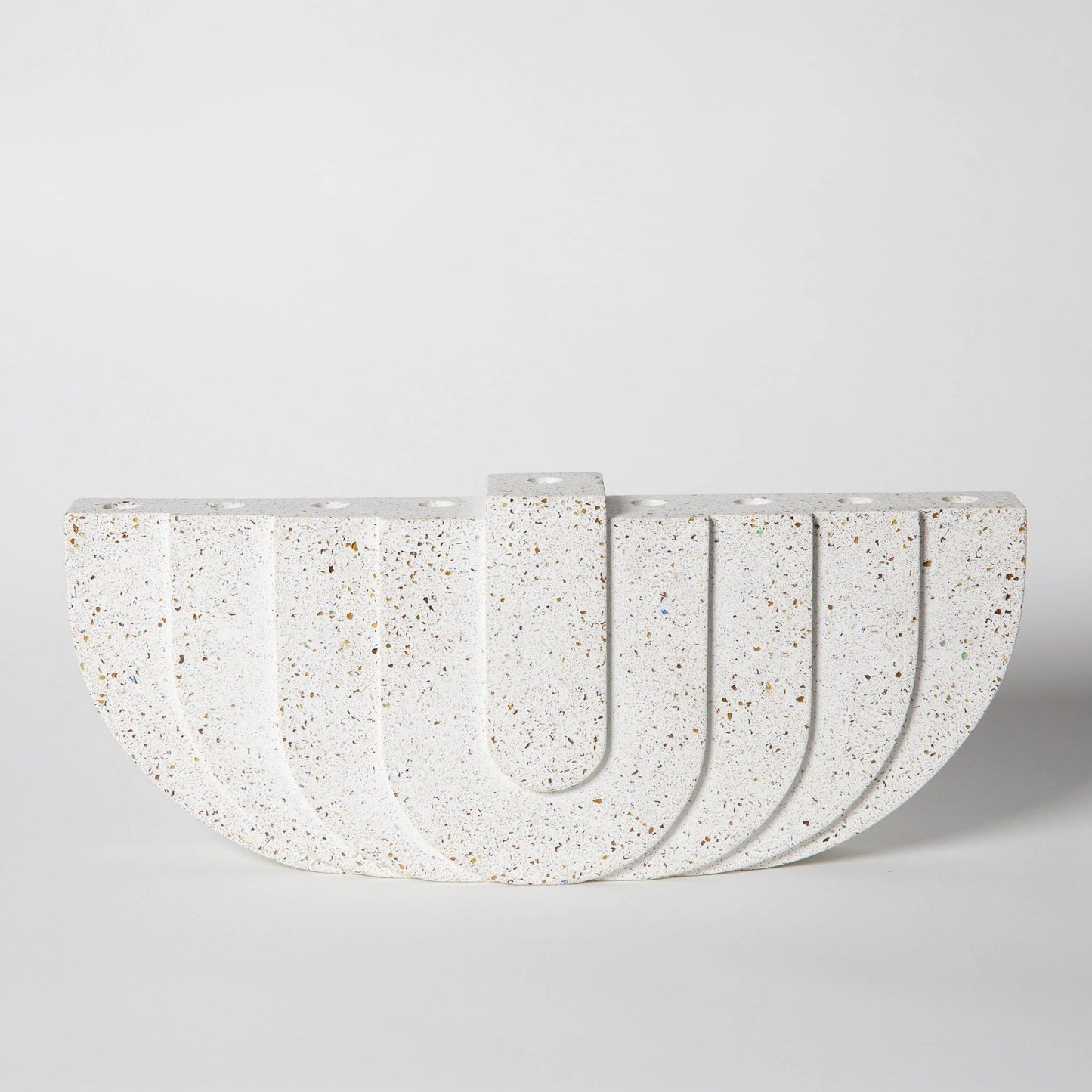 Menorahs: White Terrazzo