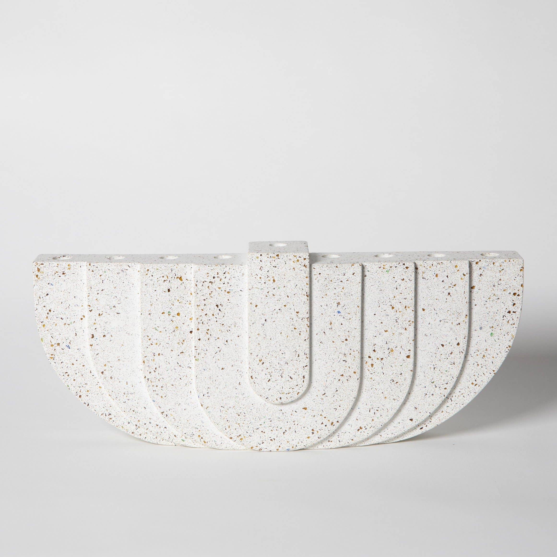 Menorahs: Black Terrazzo -  by Carlyle Avenue