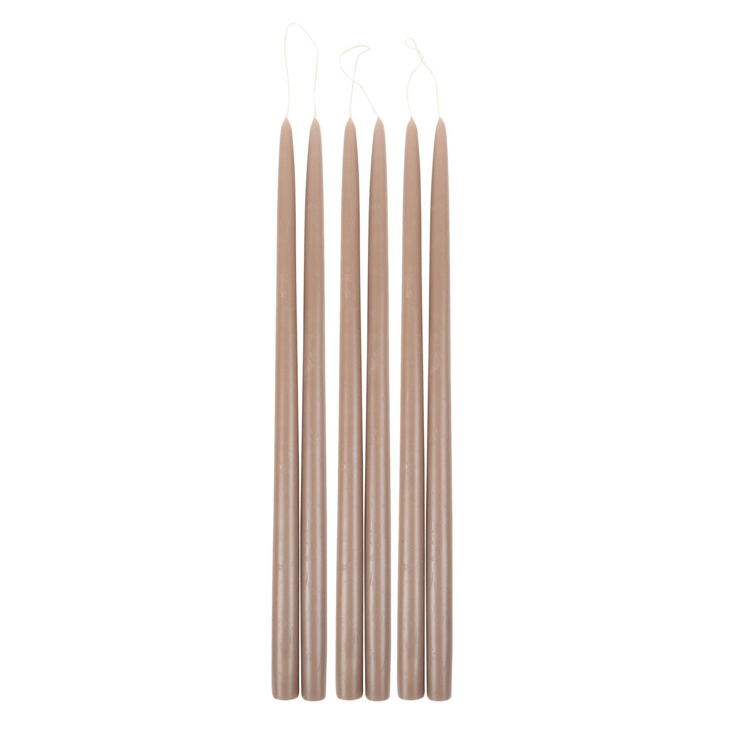 Pair of Taper Candles - Greige - Candles by Carlyle Avenue