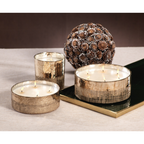 Siberian Fir Antique Gold Candle Jars - Candles by Carlyle Avenue
